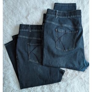 2 Pairs 28 Short Lane Bryant Skinny Jeans